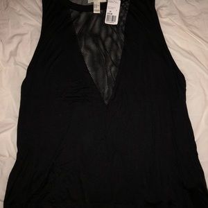 Black mesh forever21 tank top!